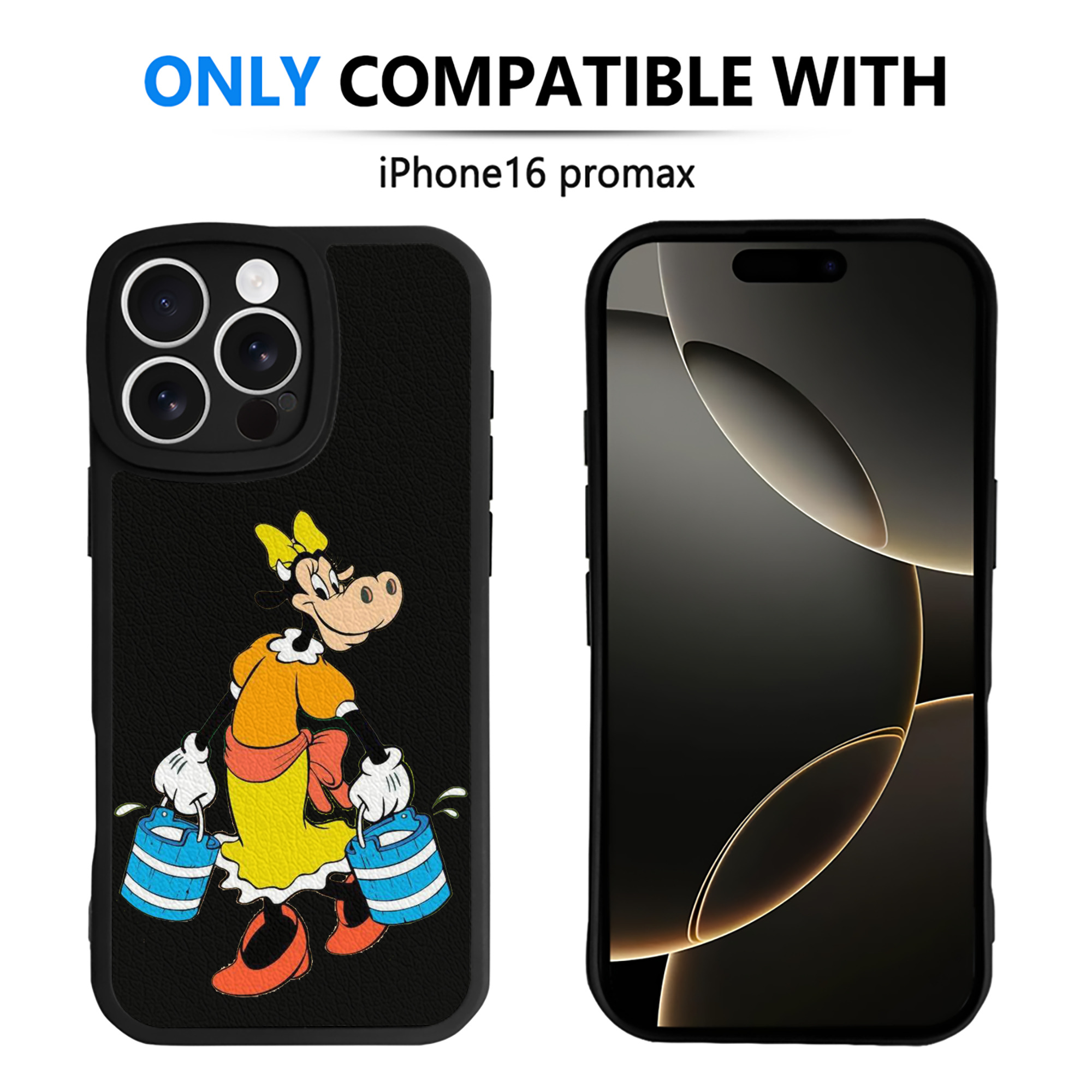 （画像用） ミッキーマウス Mickey Mouse 【iPhone 16シリーズ対応】シリコンスマホケース（レザー調） 材質：シリコン